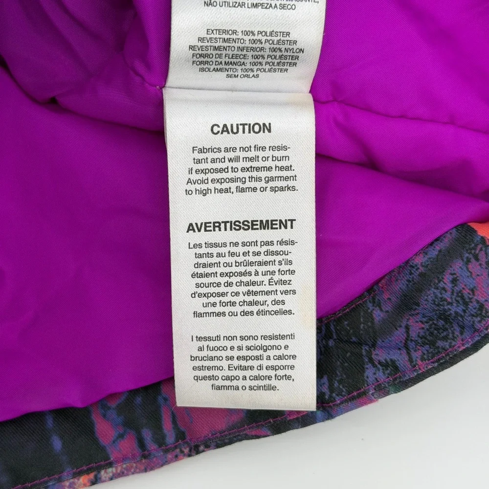 Columbia‎ Winter Jacket Kids Junior Medium Multi-Color Neon Camo Omni-Heat Ski